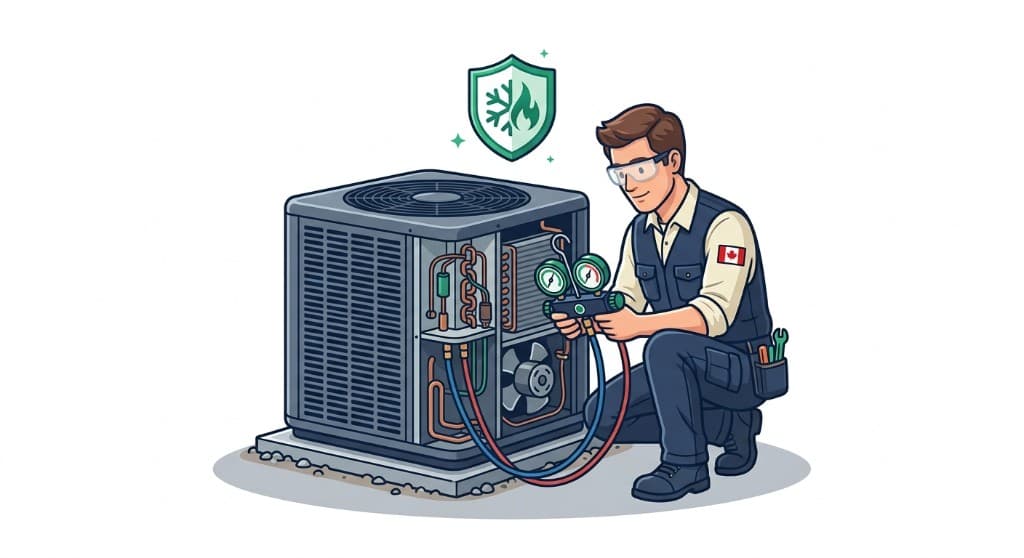 HVAC Technicians in British Columbia illustration