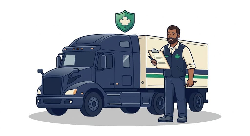 Commercial Trucking & Fleets in Ontario illustration